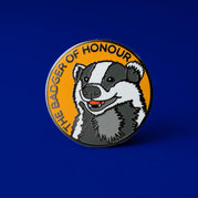 Badger Of Honour Enamel Pin | Extreme Largeness Wholesale