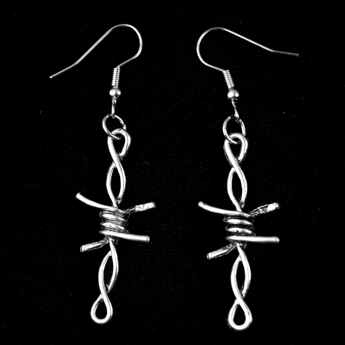 BARBED WIRE TWIST EARRINGS - PACK OF 5