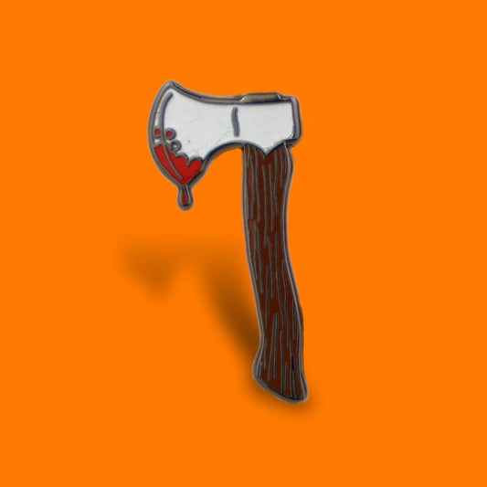 BLOODY HATCHET ENAMEL PIN - PACK OF 5 - Extreme Largeness Wholesale