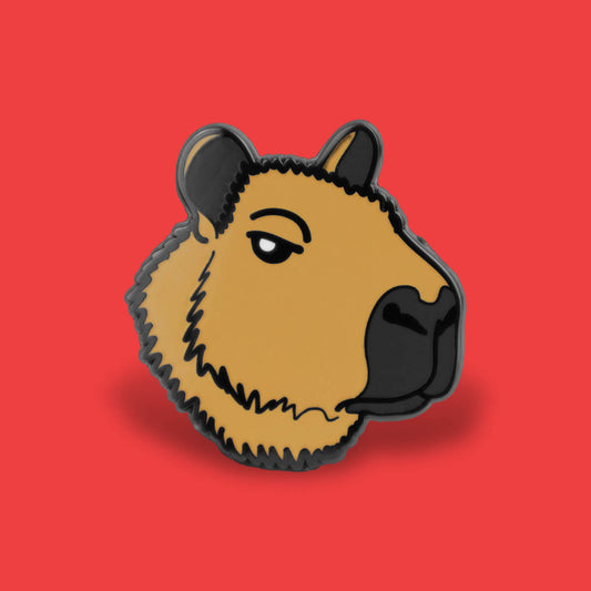 CAPYBARA ENAMEL PIN - PACK OF 5 - Extreme Largeness Wholesale