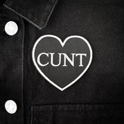 CUNT BLACK HEART PATCH - PACK OF 6
