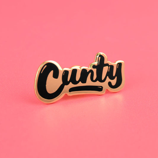 Cunty Enamel Pin | Extreme Largeness Wholesale