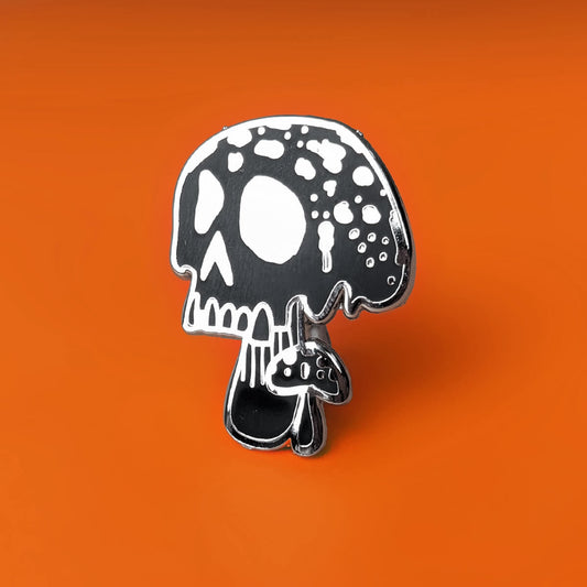 DEATH MUSHROOM ENAMEL PIN - PACK OF 5