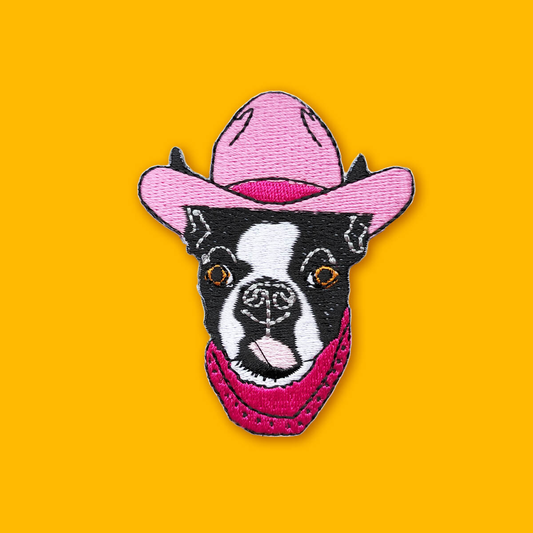 Dog Cowboy Patch | Extreme Largeness Wholesale