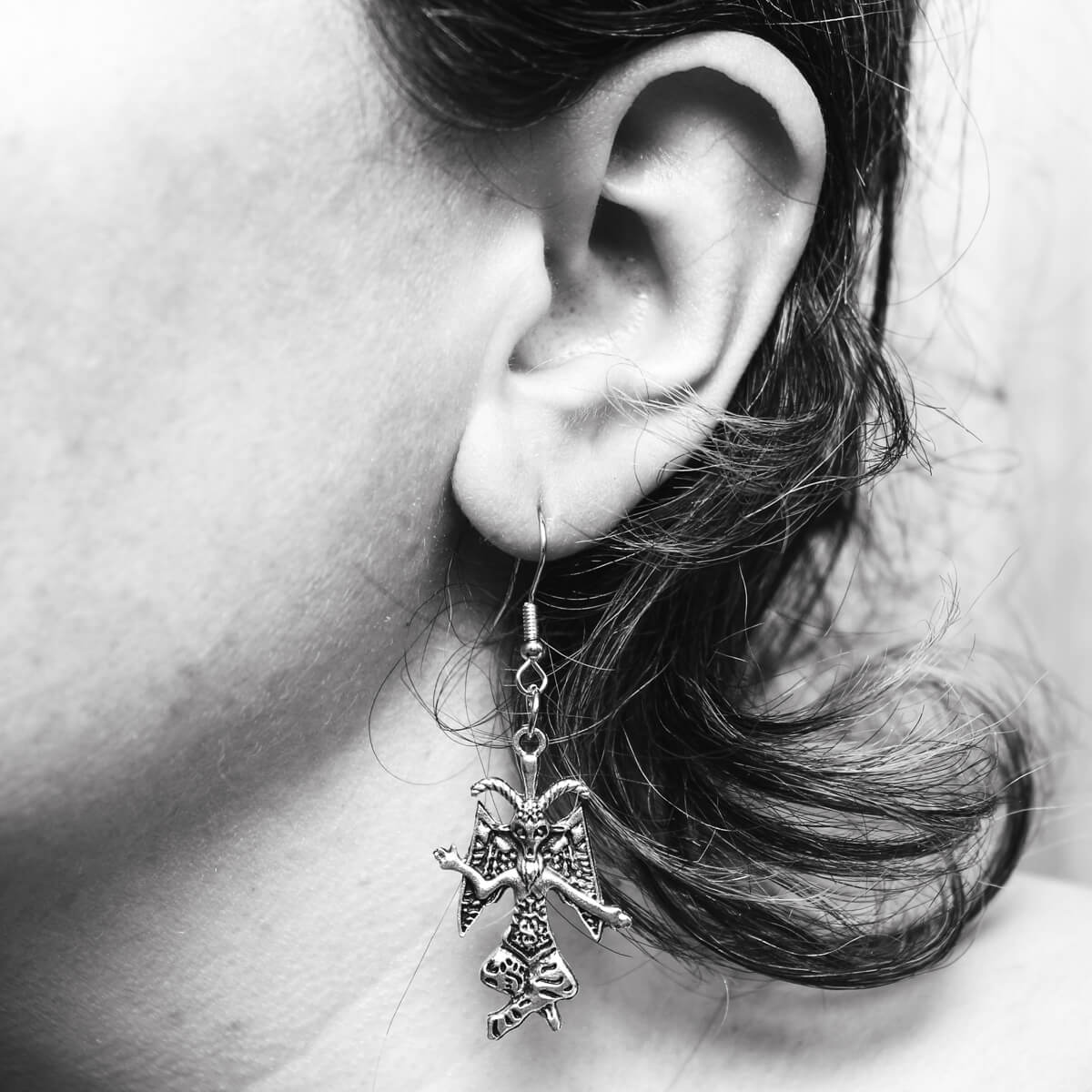 Baphomet Earrings | Extreme Largeness Wholesale