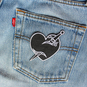 Heart & Dagger Patch | Extreme Largeness Wholesale