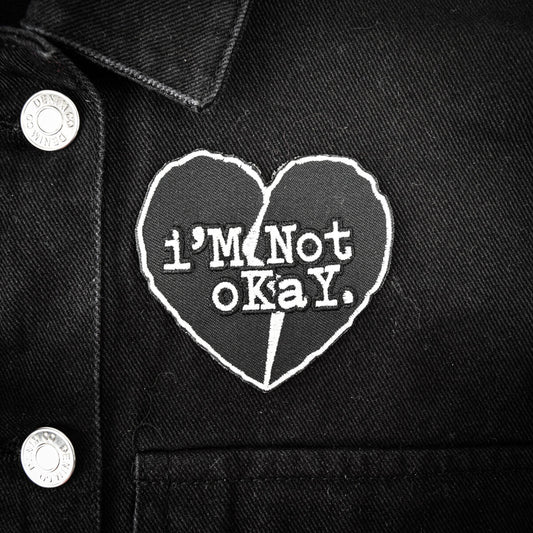 I'M NOT OKAY PATCH - PACK OF 12