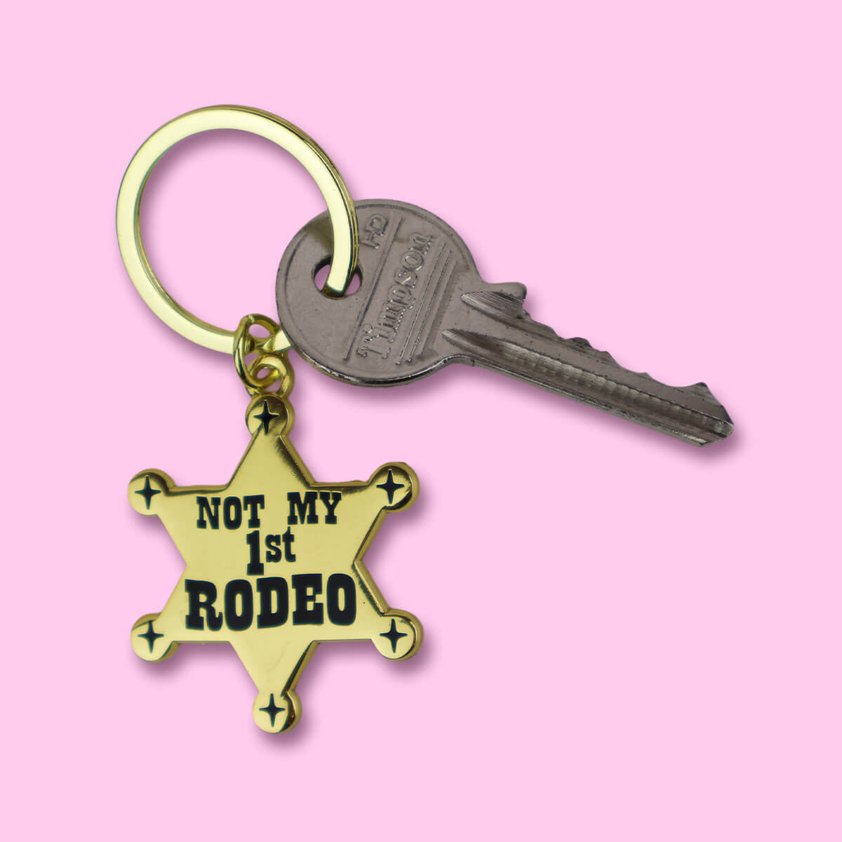 Not My 1st Rodeo Keyring • Extreme Largeness Wholesale