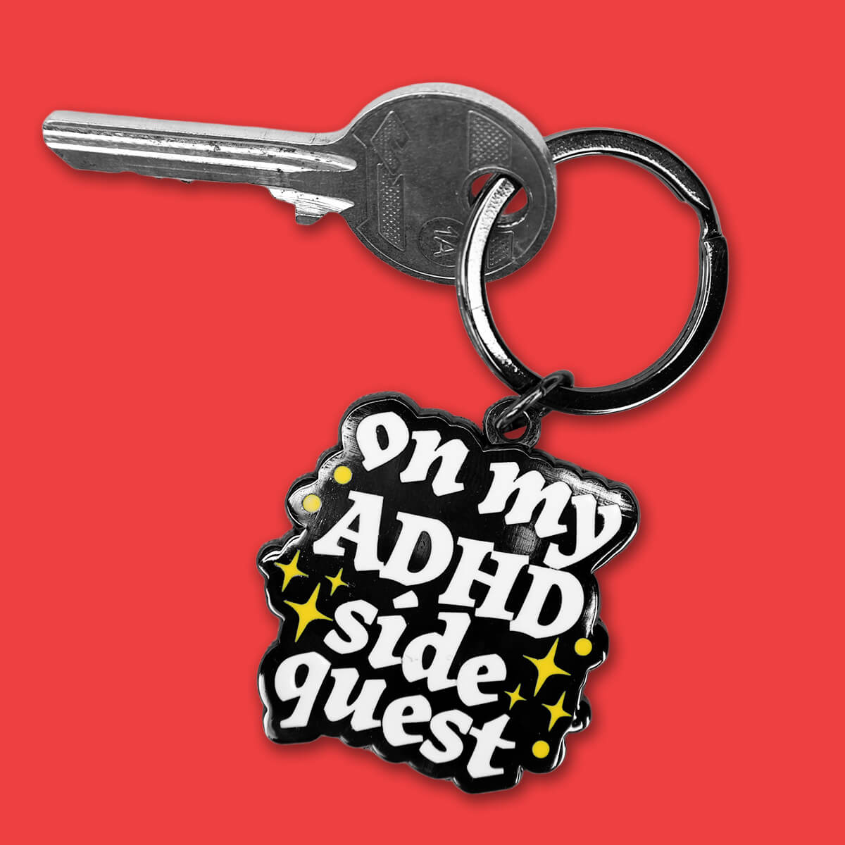 ON MY ADHD SIDE QUEST KEYRING - PACK OF 5