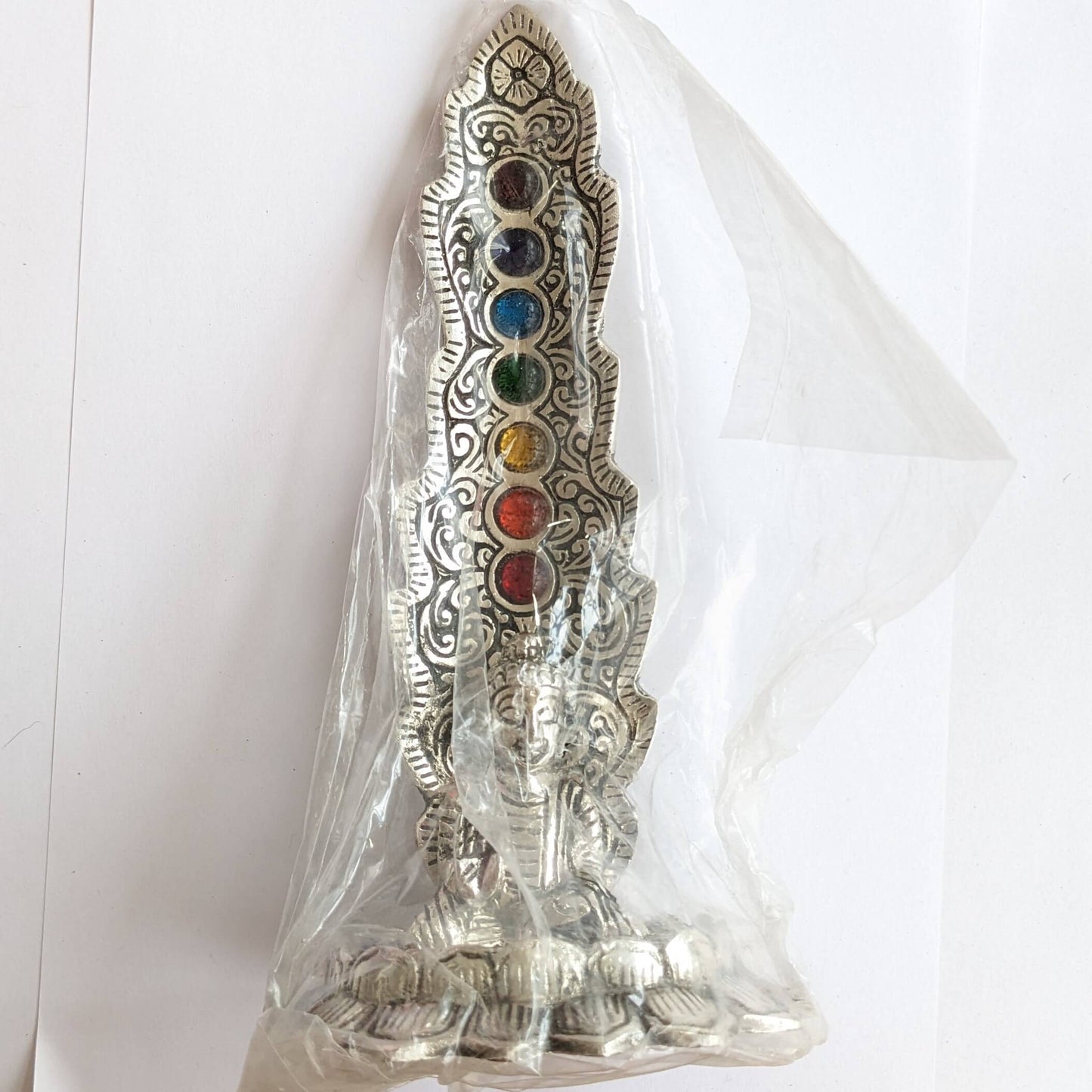 LIFE508 7 CHAK. BUDDHA INCENSE HOLDER