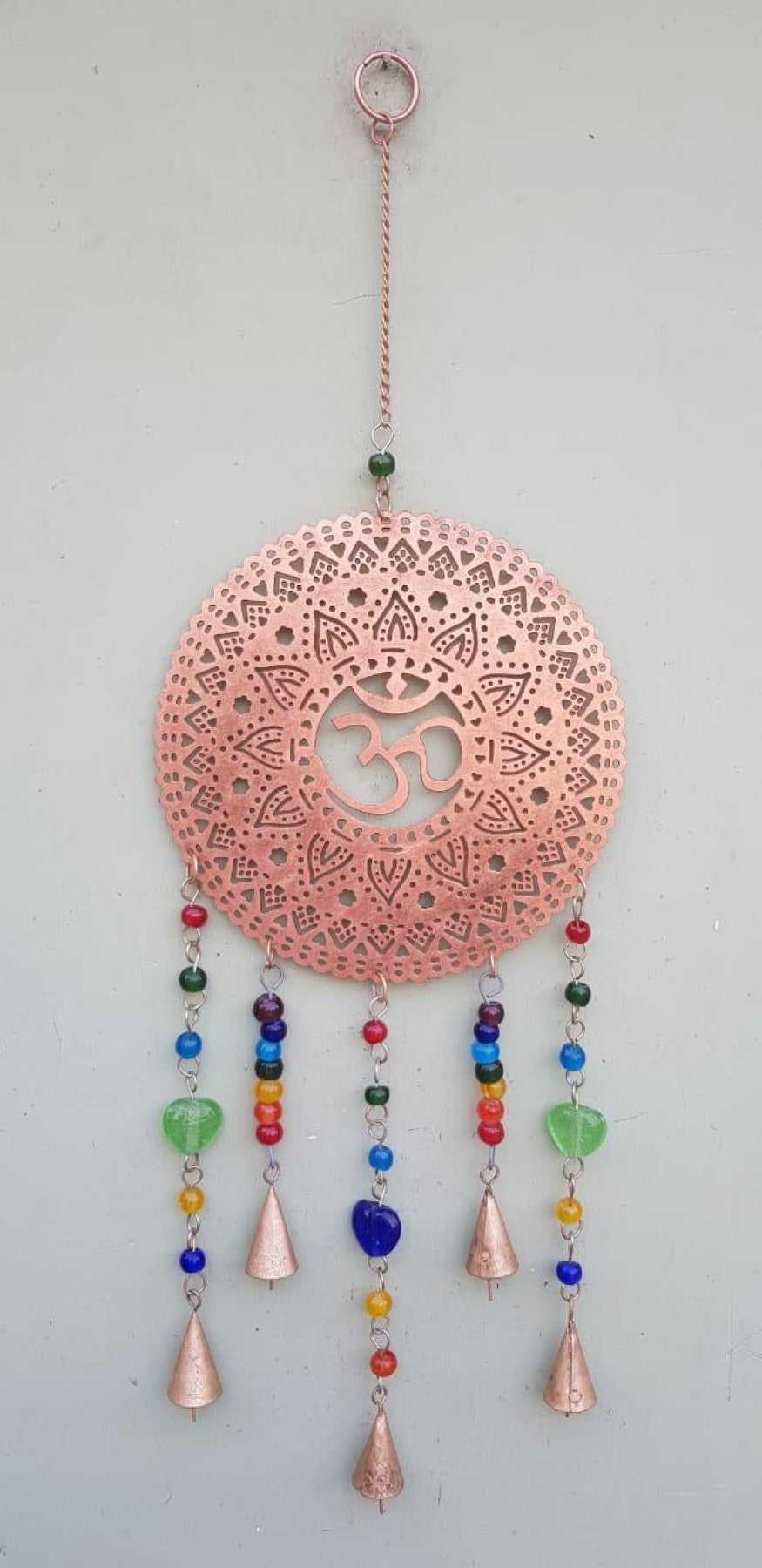 LIFE647 Ohm Mandala Beads Bells Hanging