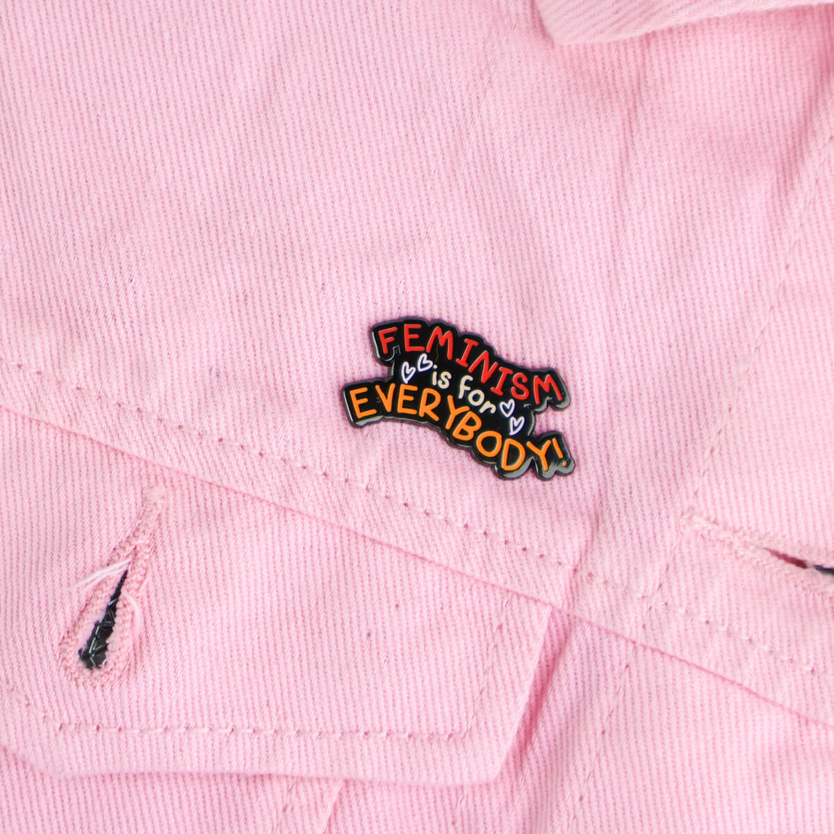 Feminism is for Everybody Enamel Pin • Extreme Largeness Wholesale