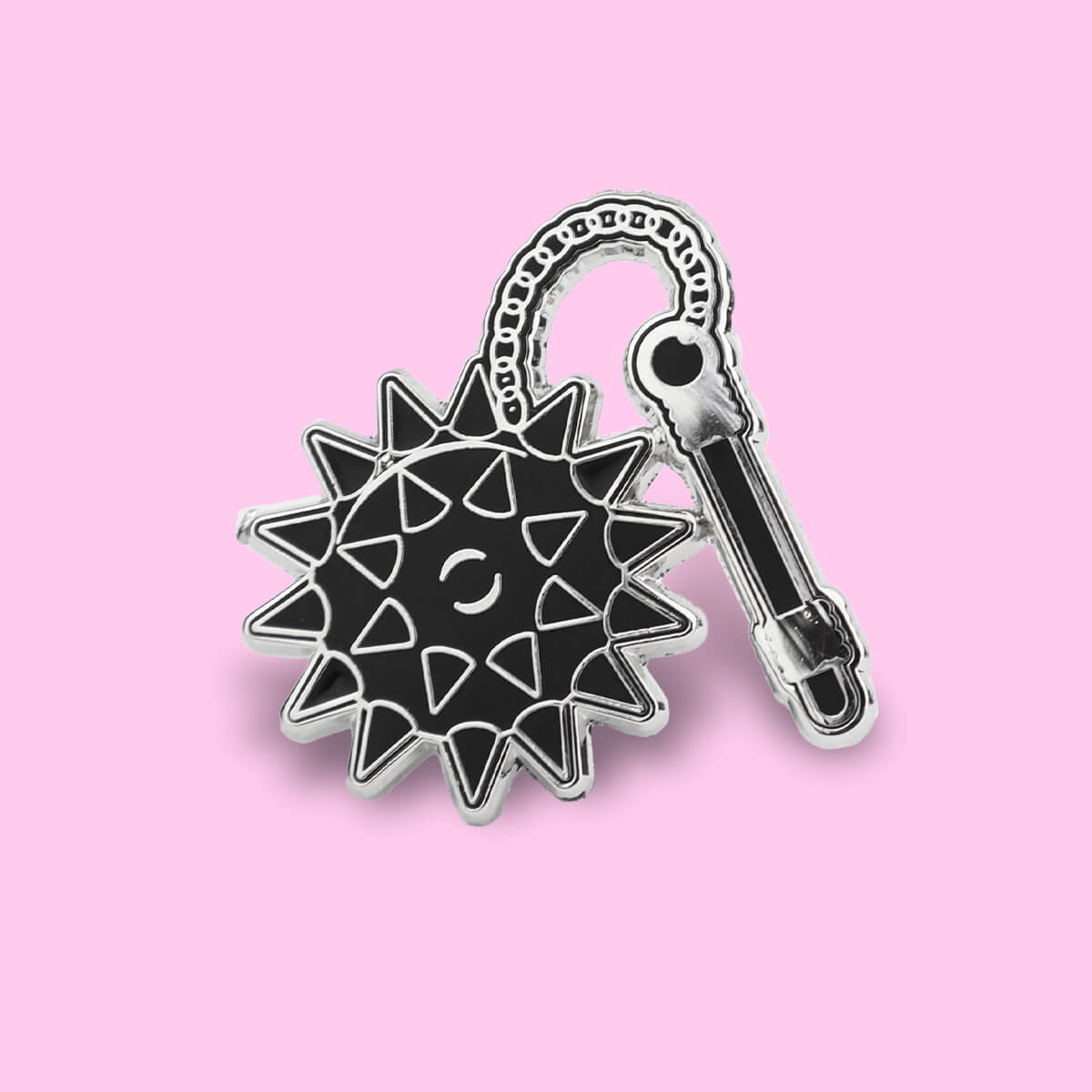 Flail Mace Enamel Pin • Extreme Largeness Wholesale