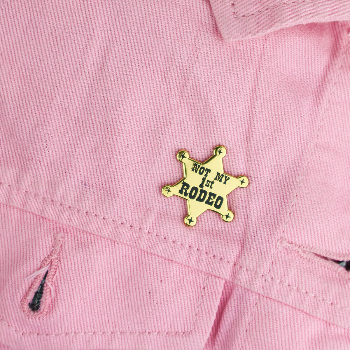 Not My 1st Rodeo Enamel Pin • Extreme Largeness Wholesale