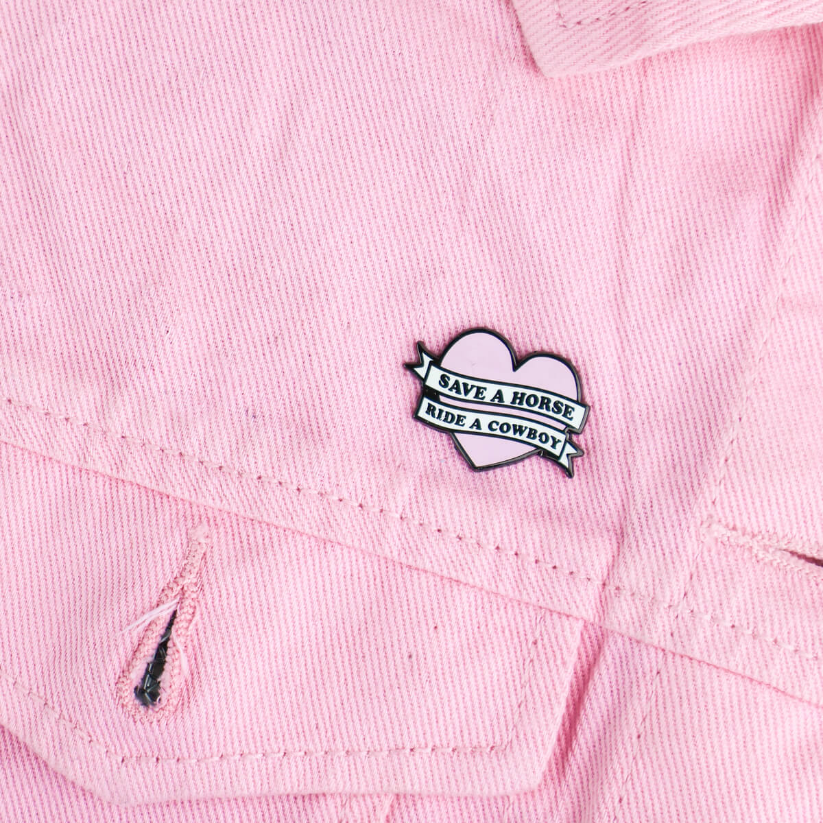 Save a Horse Ride a Cowboy Enamel Pin • Extreme Largeness Wholesale