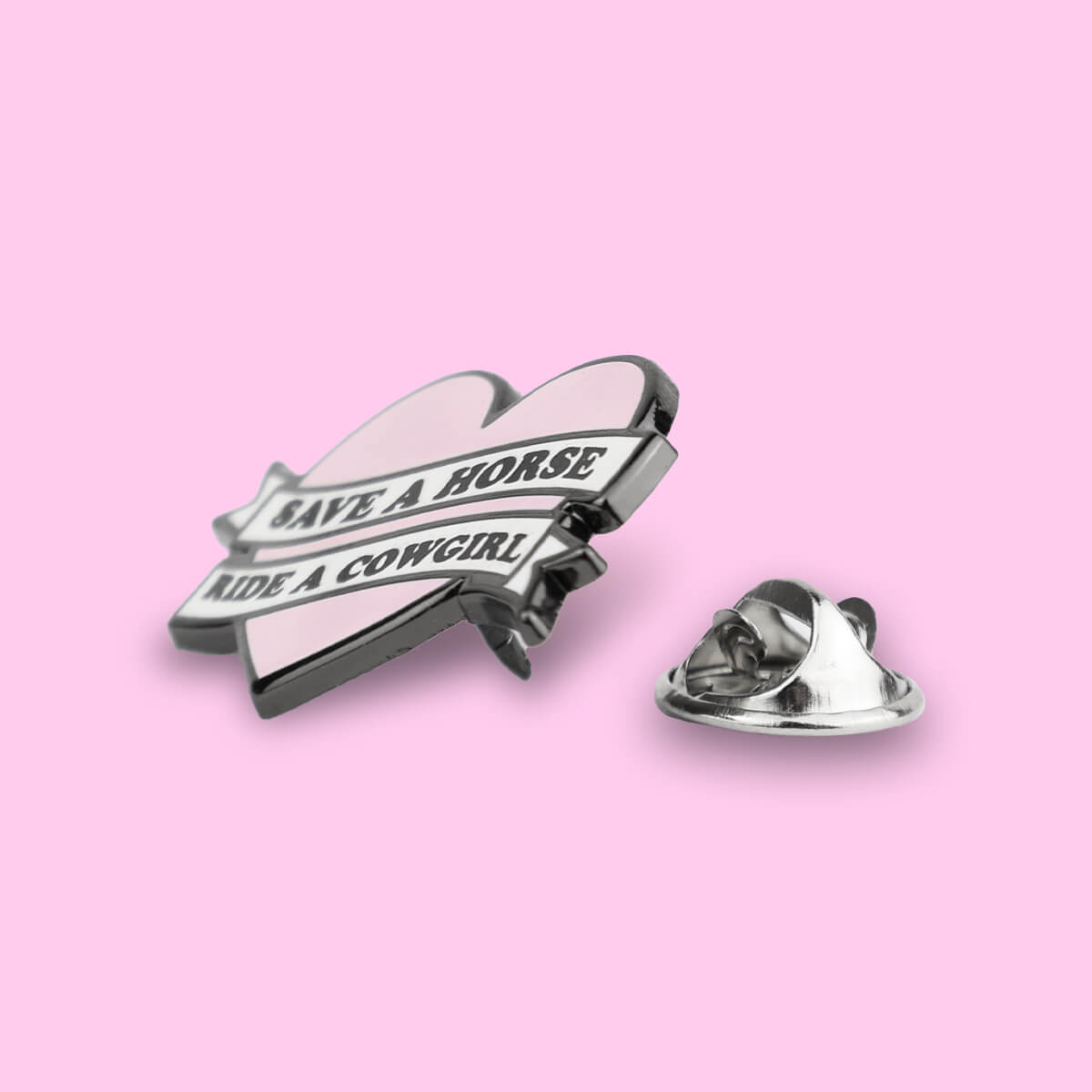 Save a Horse Ride a Cowgirl Enamel Pin • Extreme Largeness Wholesale