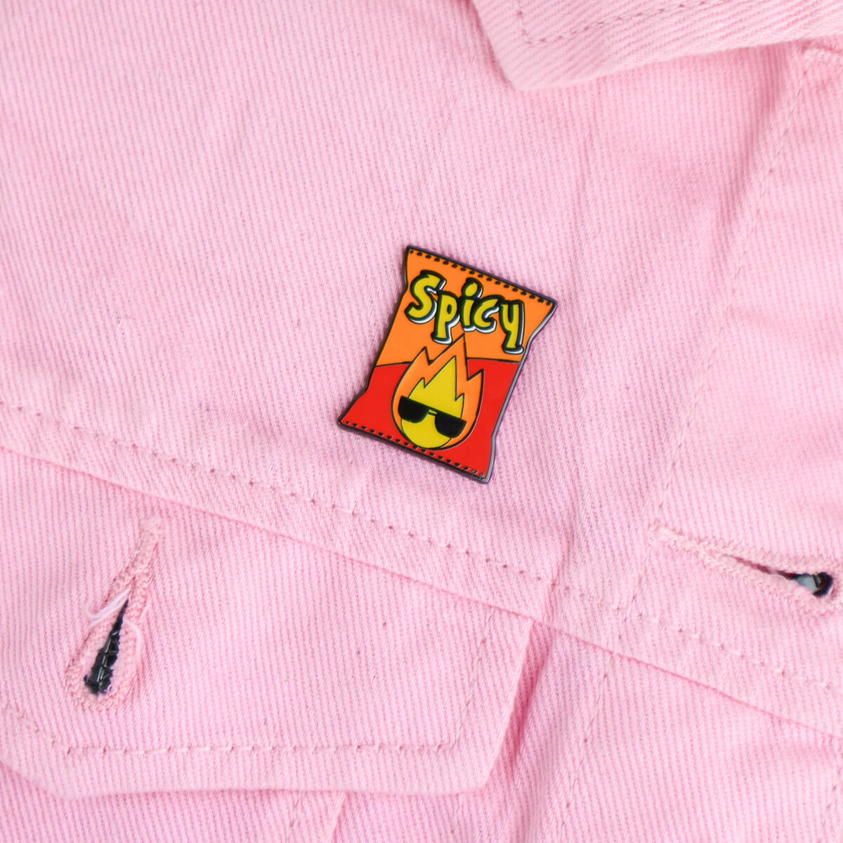 Spicy Crisps Enamel Pin • Extreme Largeness Wholesale