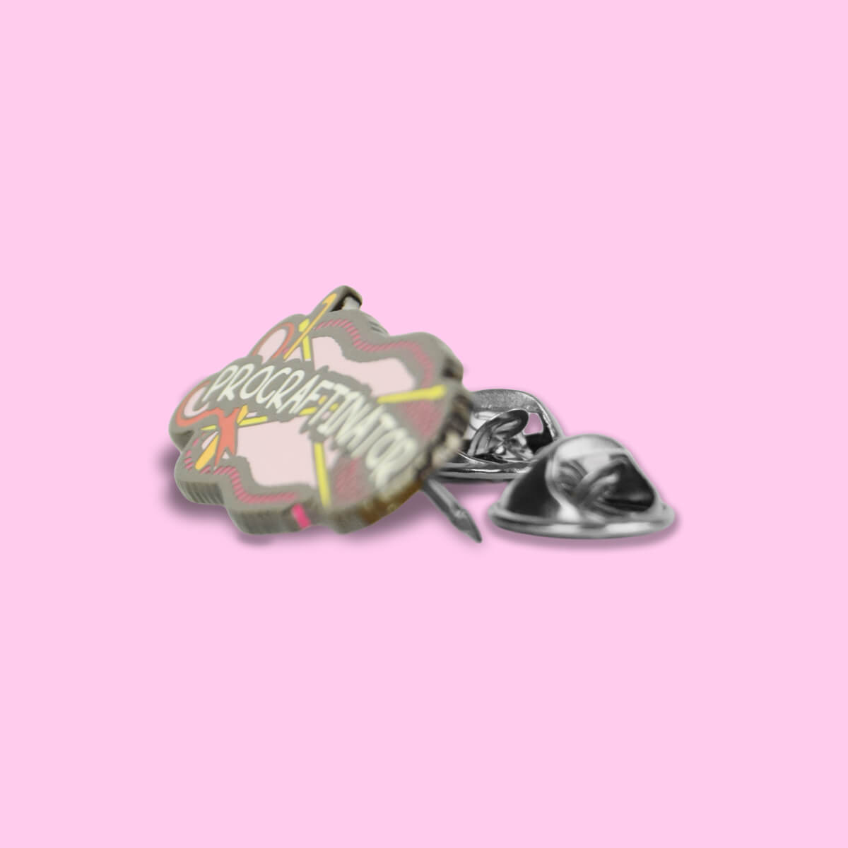 PIN344_Procraftinator_Enamel_Pin_2 - Extreme Largeness Wholesale