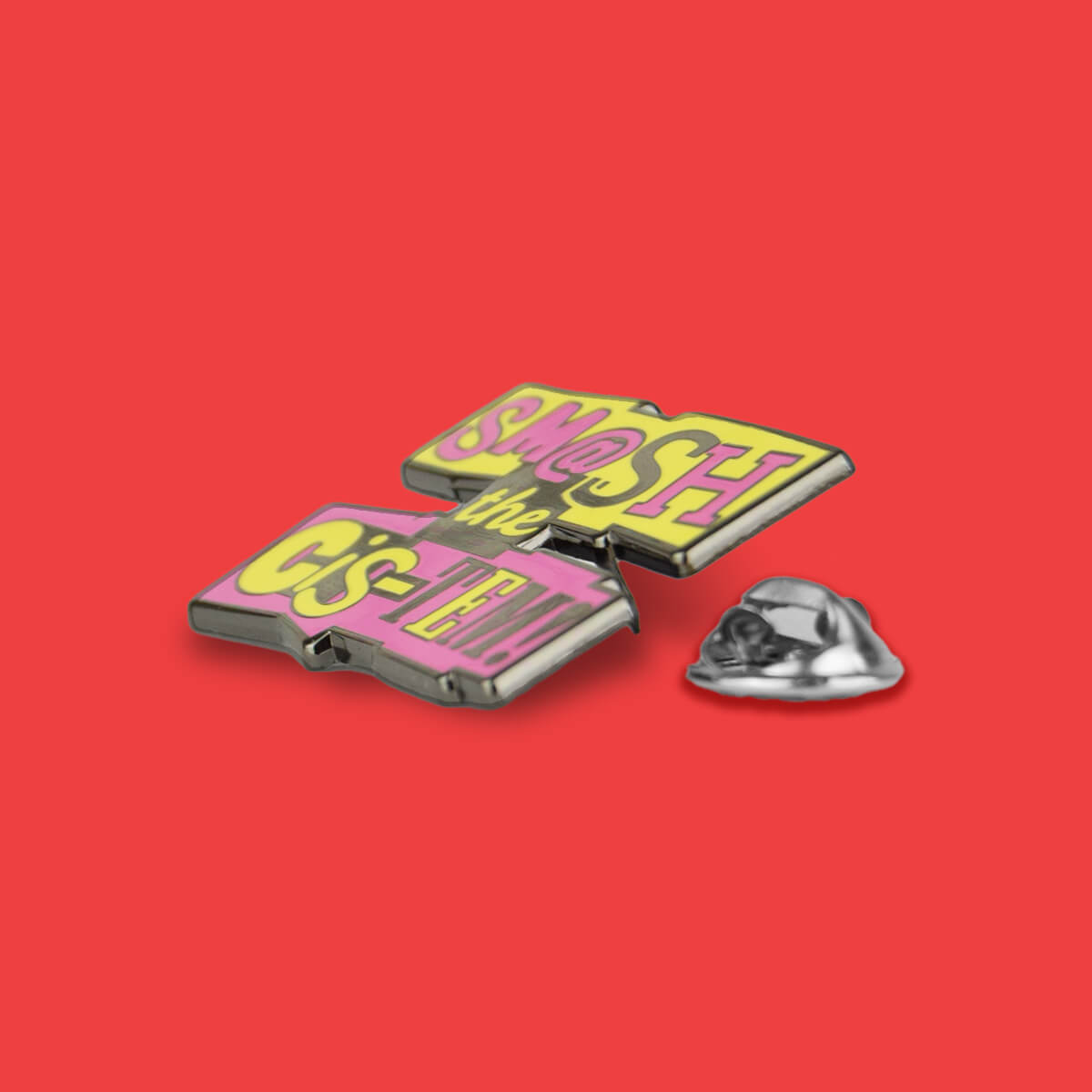 PIN346_Smash_the_CIS-tem_Enamel_Pin_2 - Extreme Largeness Wholesale
