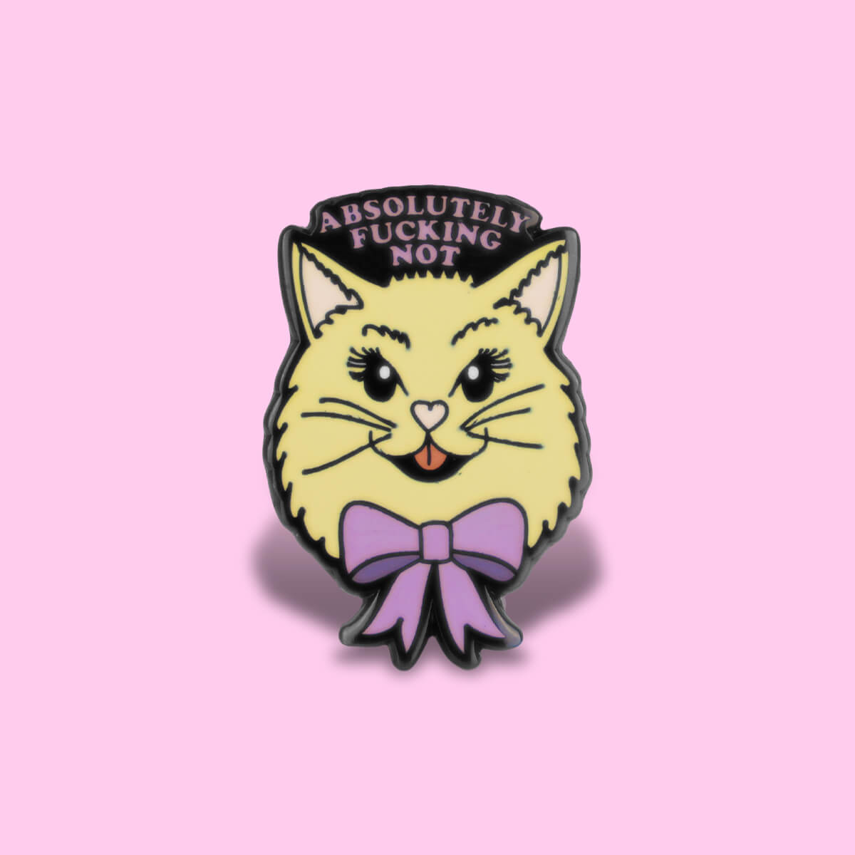 Absolutely Fucking Not Enamel Pin • Extreme Largeness Wholesale