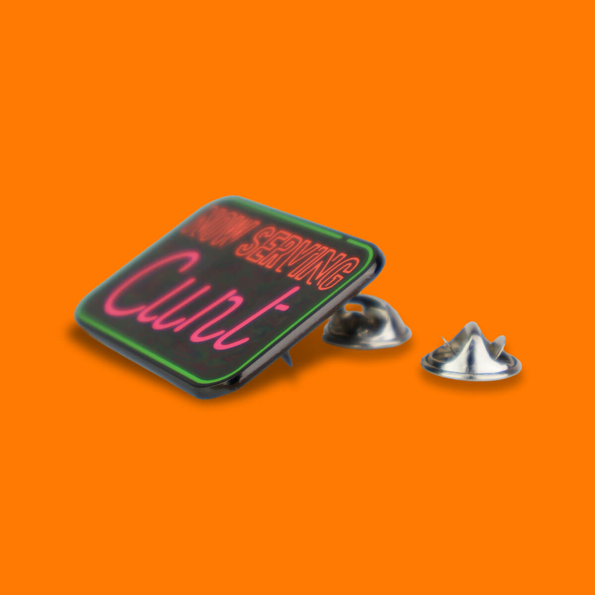 Now Serving Cunt Enamel Pin • Extreme Largeness Wholesale