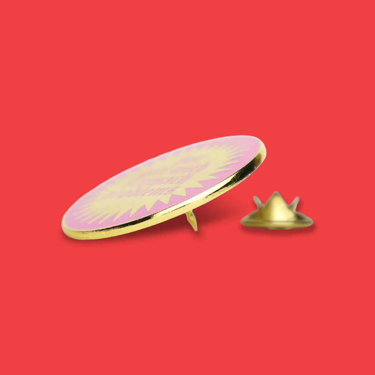 Hot Girl With Stomach Problems Enamel Pin • Extreme Largeness Wholesale