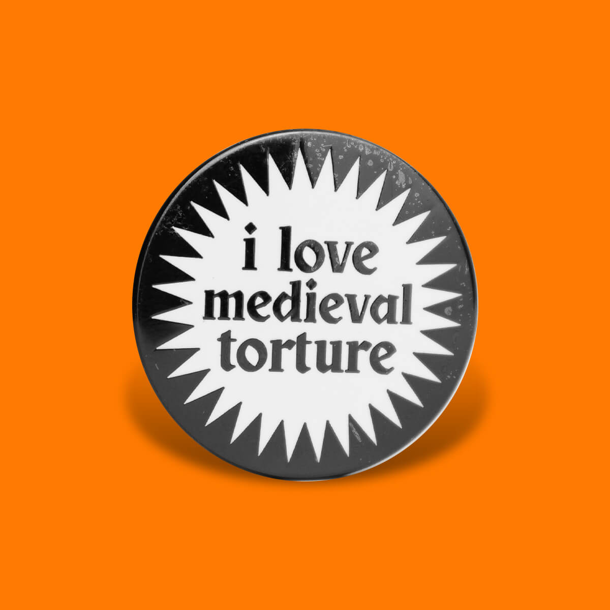 I Love Medieval Torture Enamel Pin • Extreme Largeness Wholesale