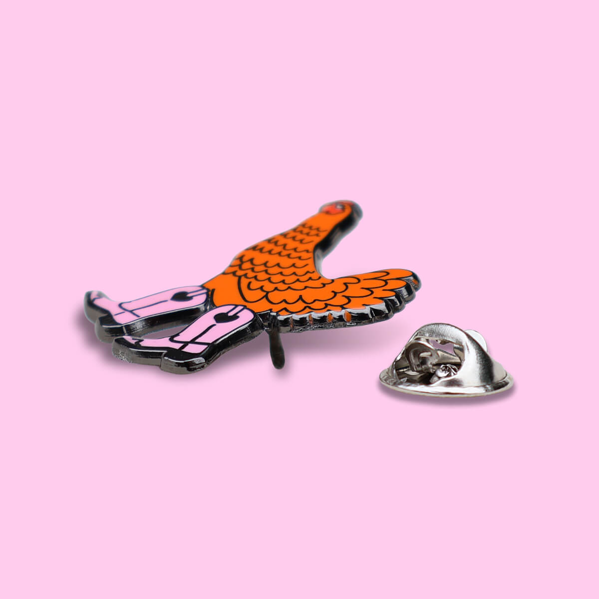 Chicken Boots Enamel Pin • Extreme Largeness Wholesale