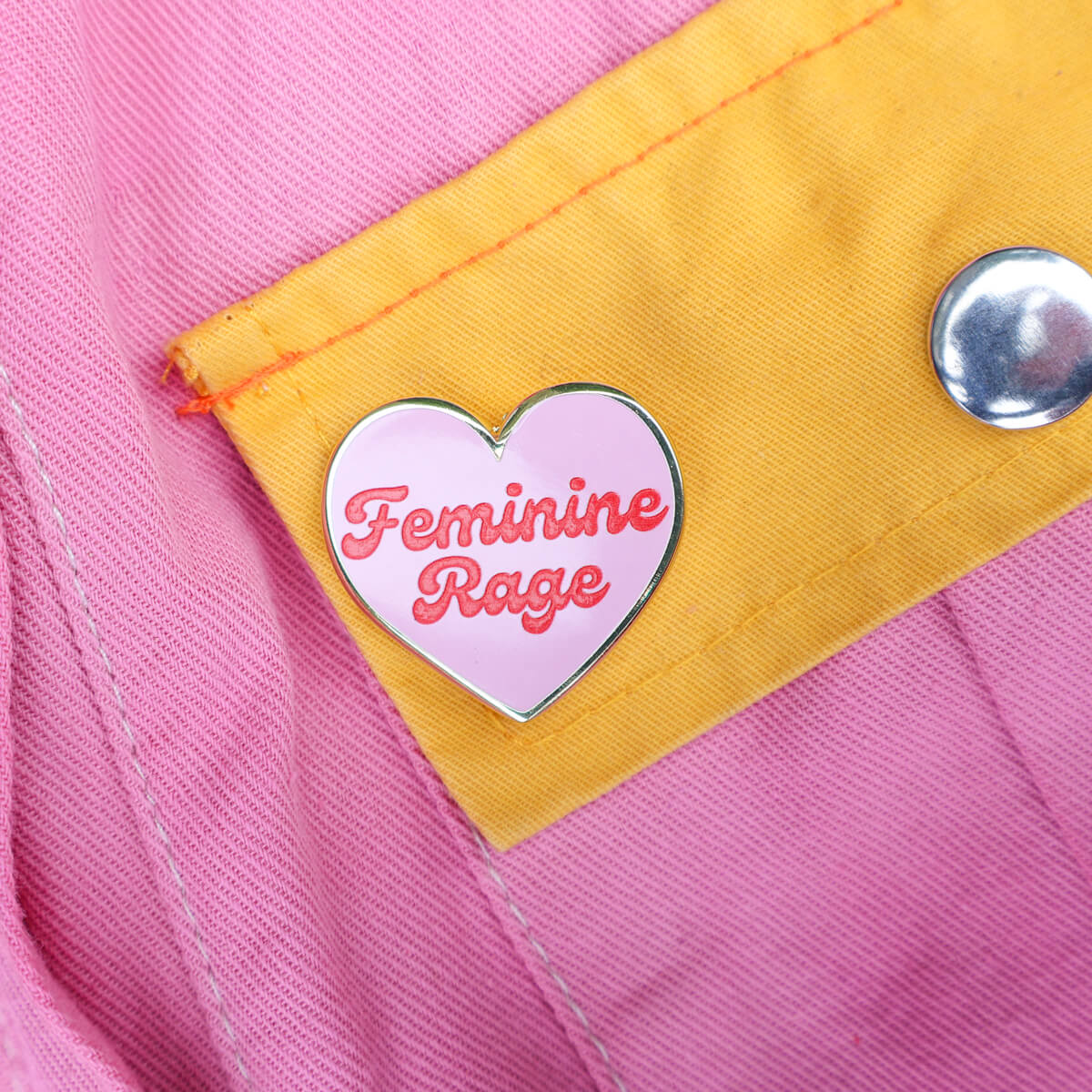 FEMININE RAGE ENAMEL PIN - PACK OF 5