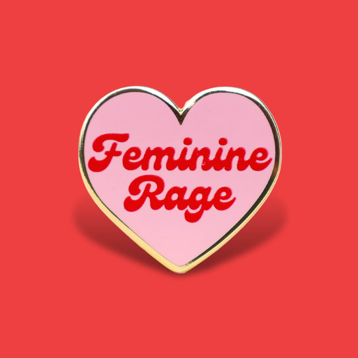 Feminine Rage Enamel Pin • Extreme Largeness Wholesale