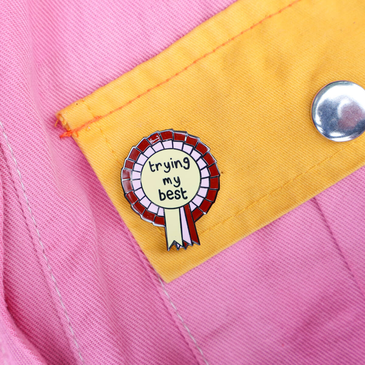 TRIED MY BEST ENAMEL PIN - PACK OF 5