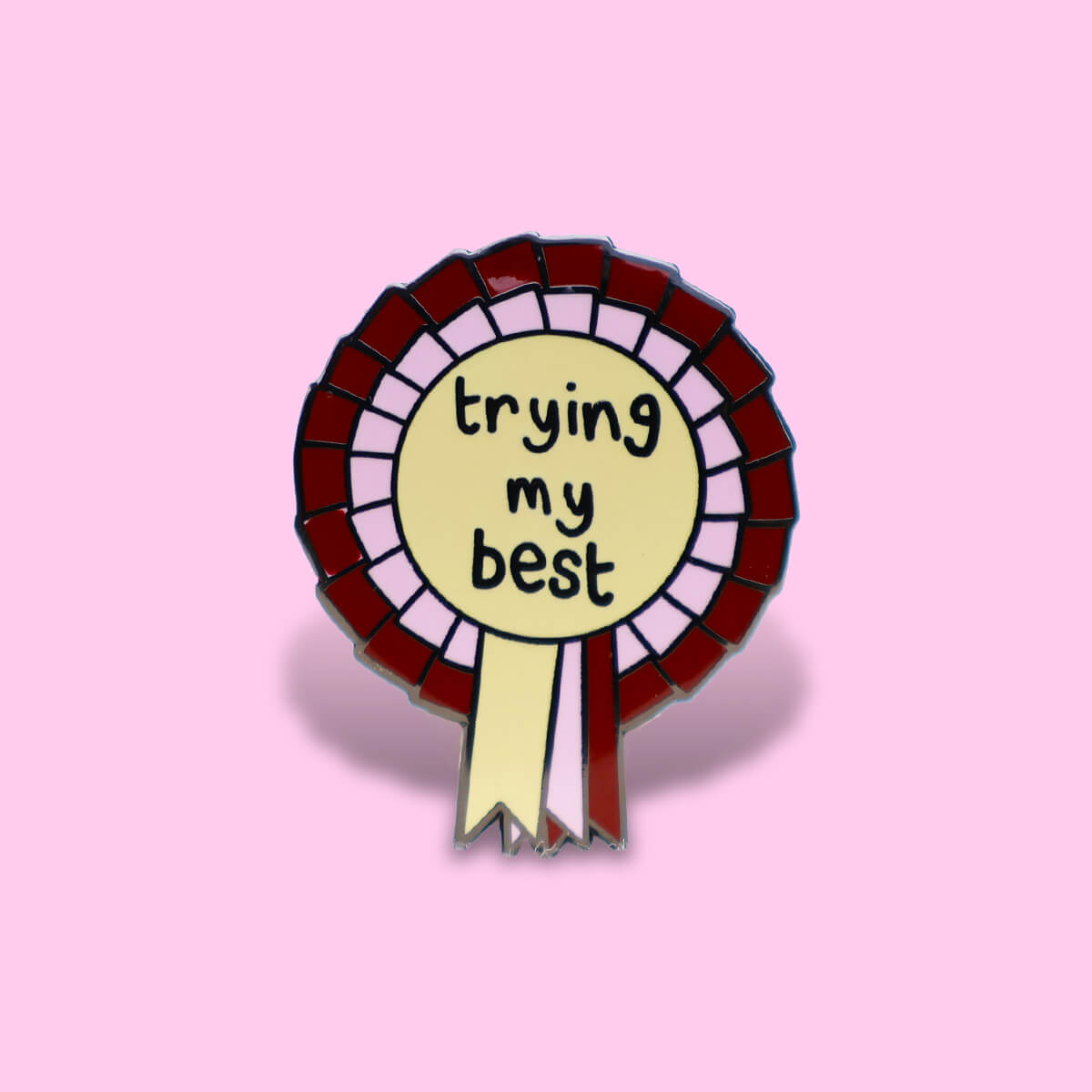 Tried My Best Enamel Pin • Extreme Largeness Wholesale