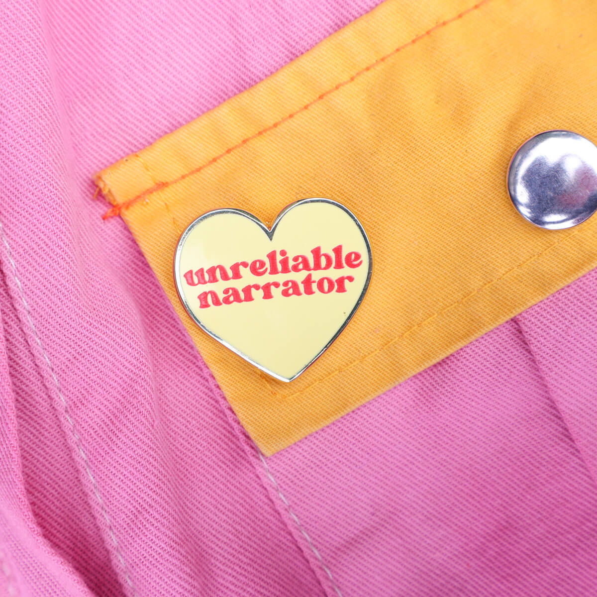 UNRELIABLE NARRATOR ENAMEL PIN - PACK OF 5