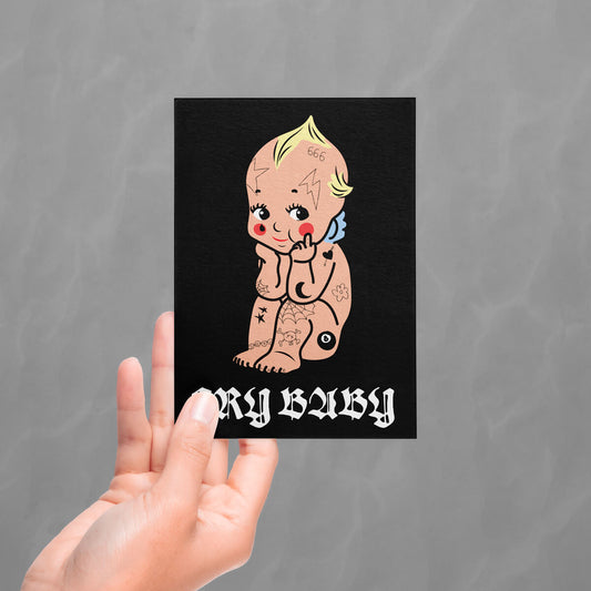 Cry Baby Postcard • Extreme Largeness Wholesale