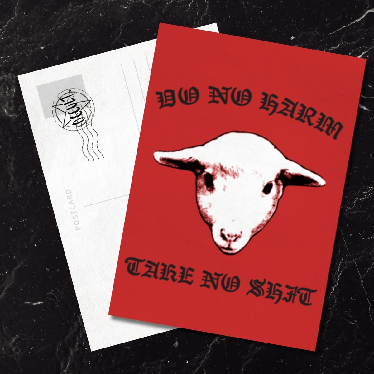 DO NO HARM POSTCARD - PACK OF 5