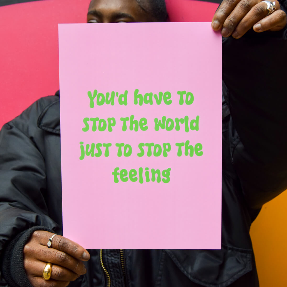 STOP THE WORLD A4 PRINT - PACK OF 3