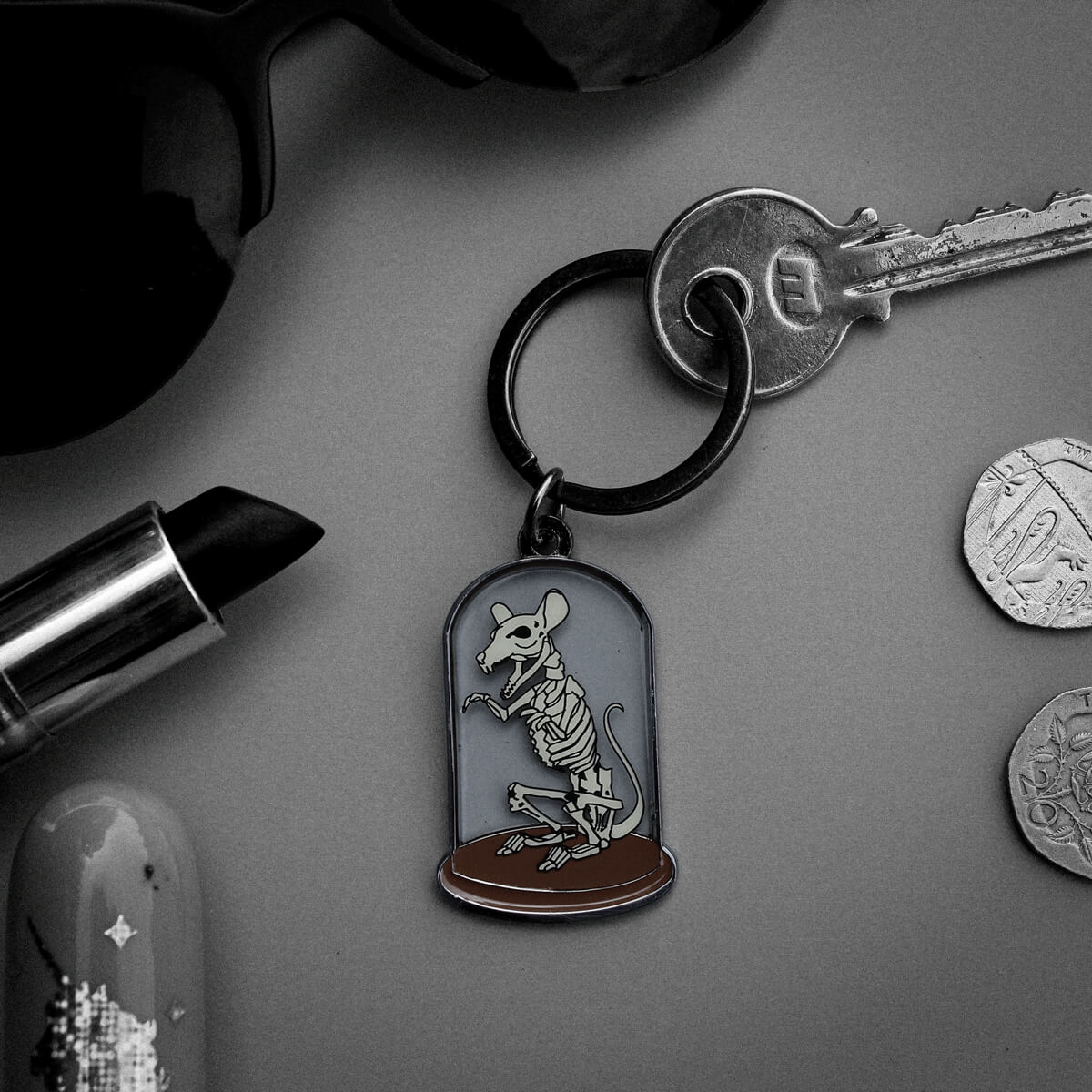 Rat Skeleton Keyring | Extreme Largeness Wholesale