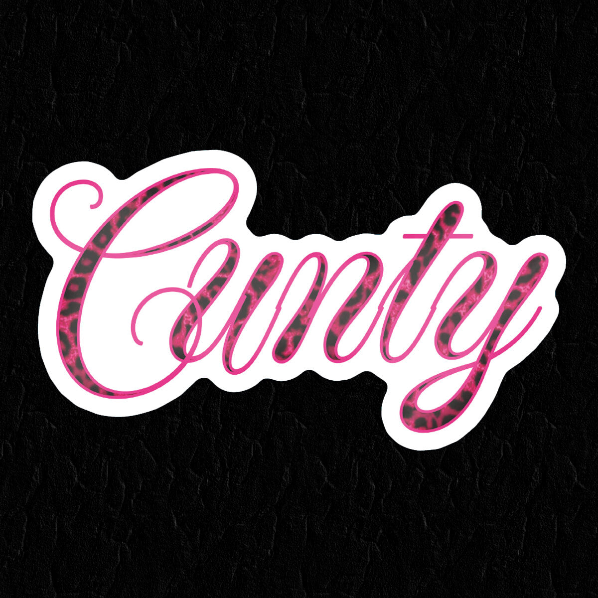 Cunty Pink Sticker • Extreme Largeness Wholesale