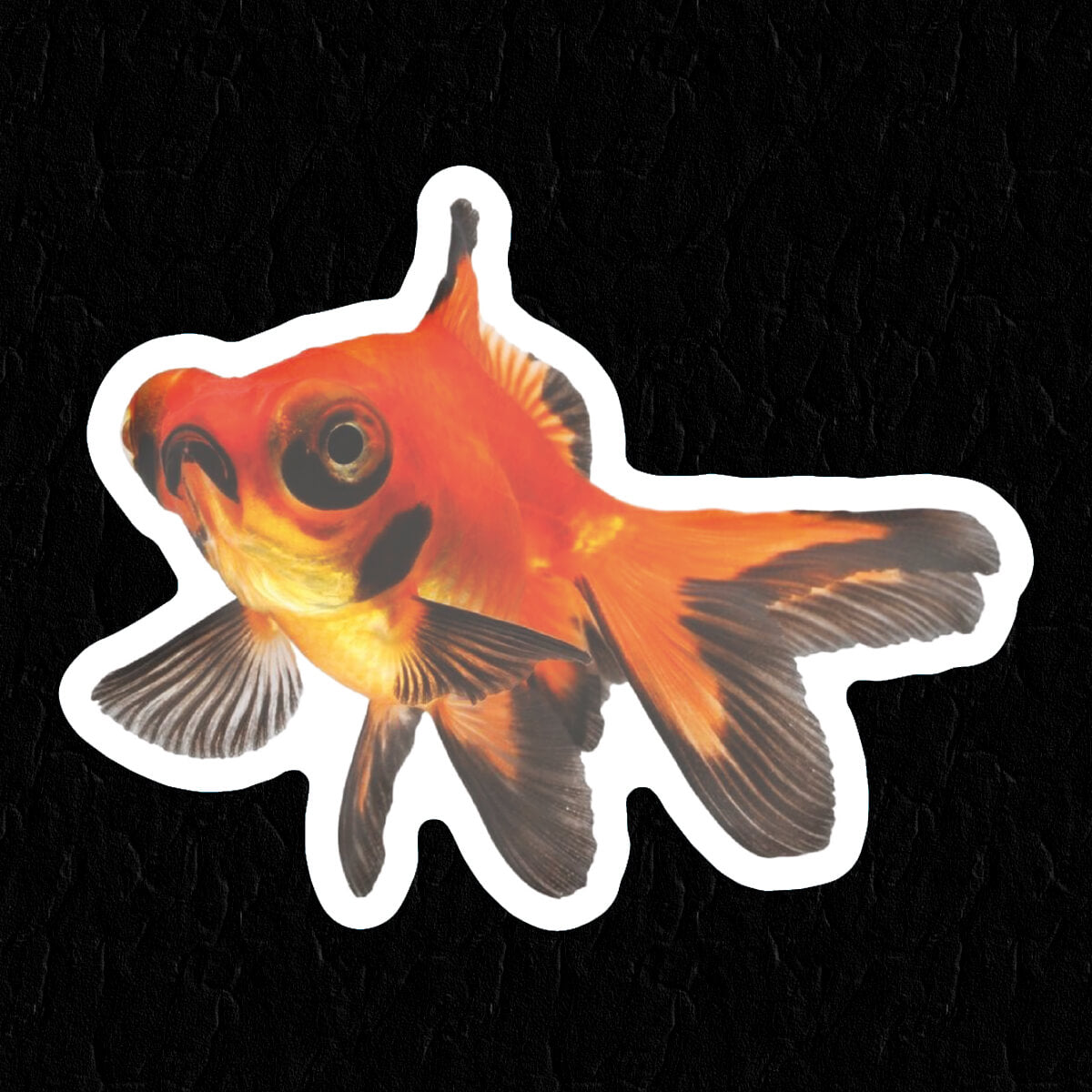 Goth Fish Sticker • Extreme Largeness Wholesale