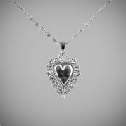 Sacred Heart silver necklace | Extreme Largeness Wholesale