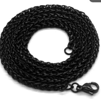 LNK510 Steel Black 50cm 8mm Chain