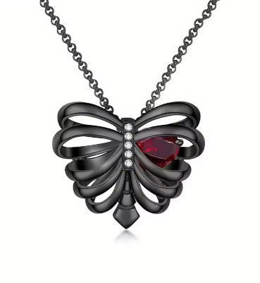 LNK641 Ribcage with Gem Heart - Extreme Largeness Wholesale