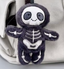 KR228	Skeleton Plush Keyring