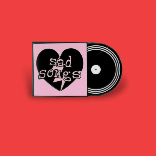 VINYL RECORD ENAMEL PIN - PACK OF 5 - Extreme Largeness Wholesale