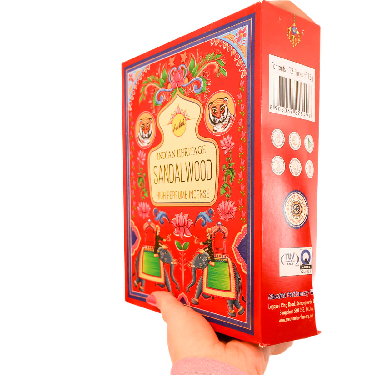 SANDALWOOD INCENSE STICKS - PACK OF 12