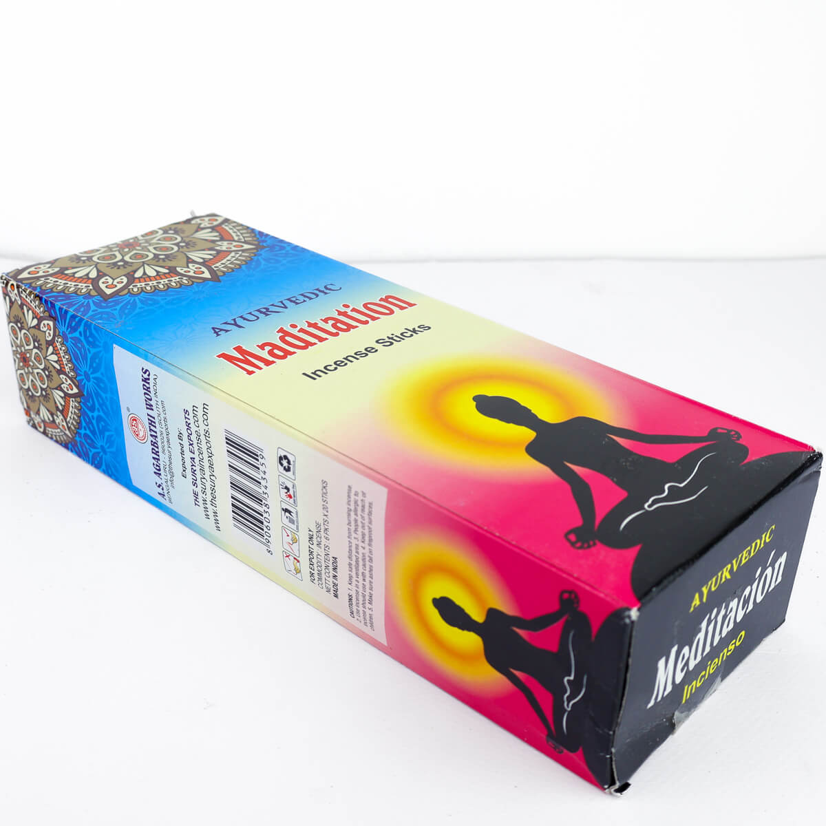 AYURVEDIC MADITATION INCENSE STICKS - PACK OF 12