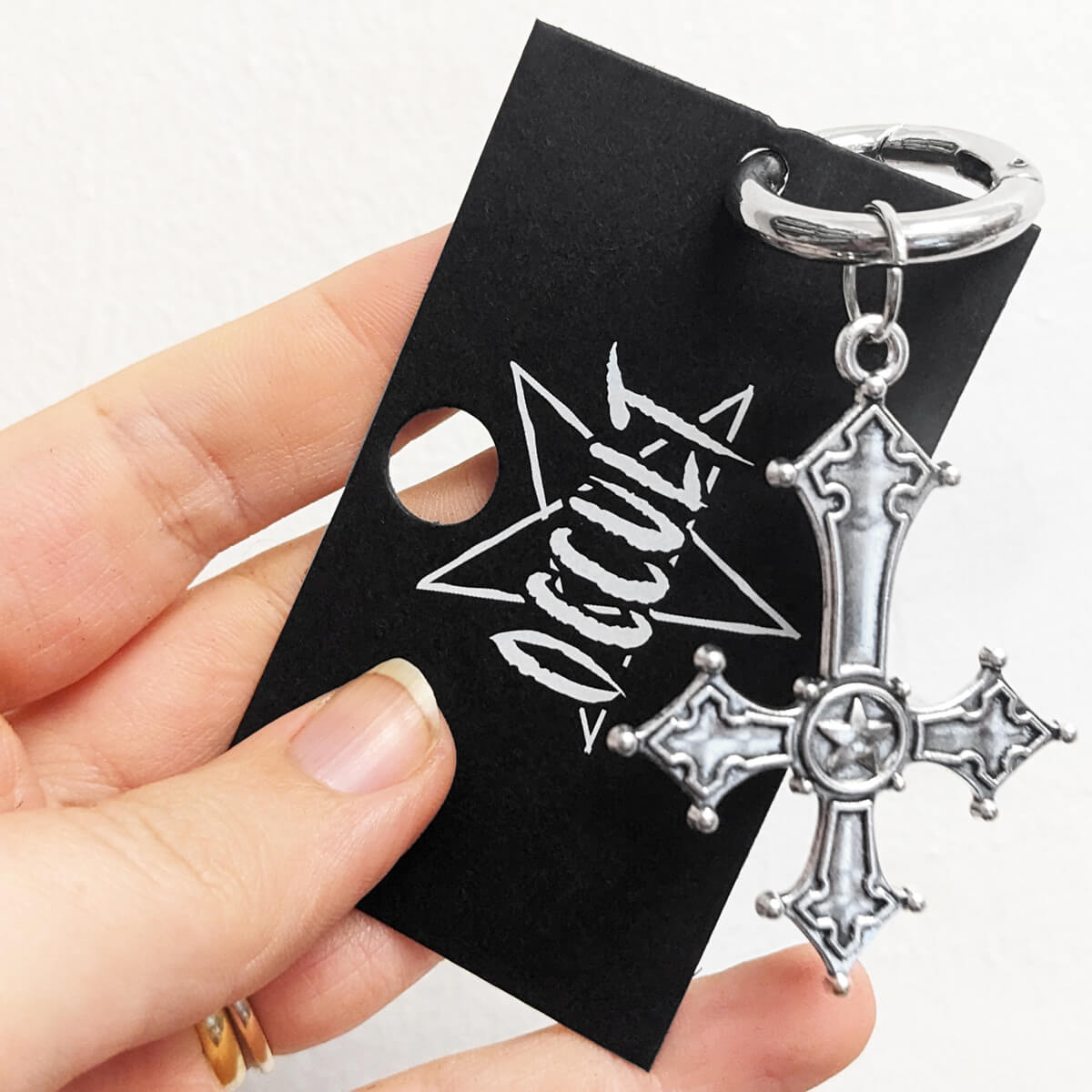 INVERTED CROSS BOOT/ BAG CHARM - PACK OF 6