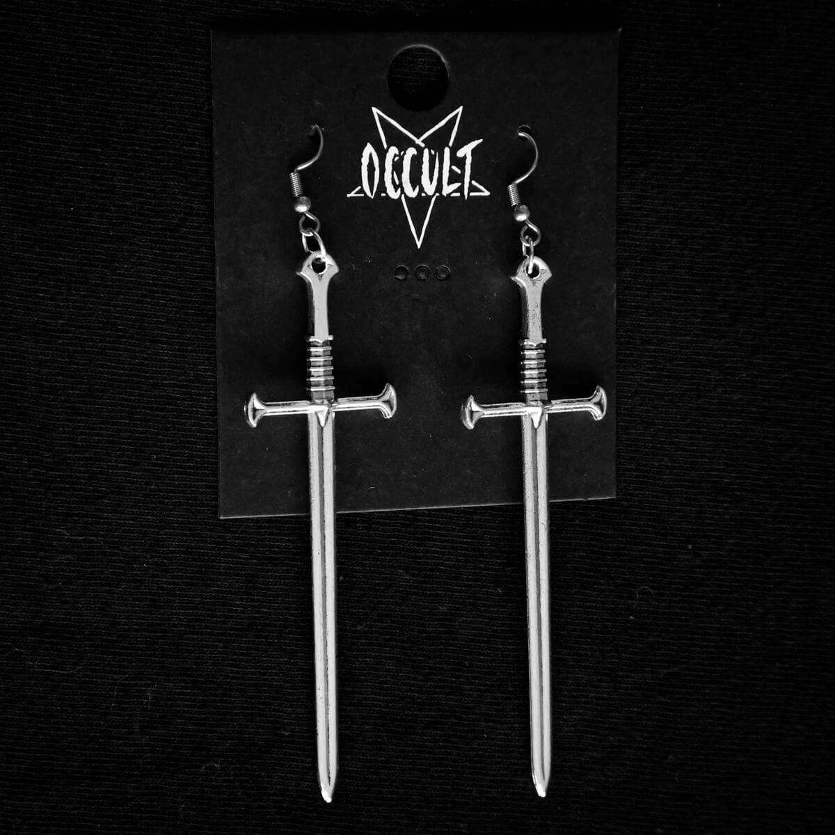 LARGE SWORD EARRINGS - PACK OF 5
