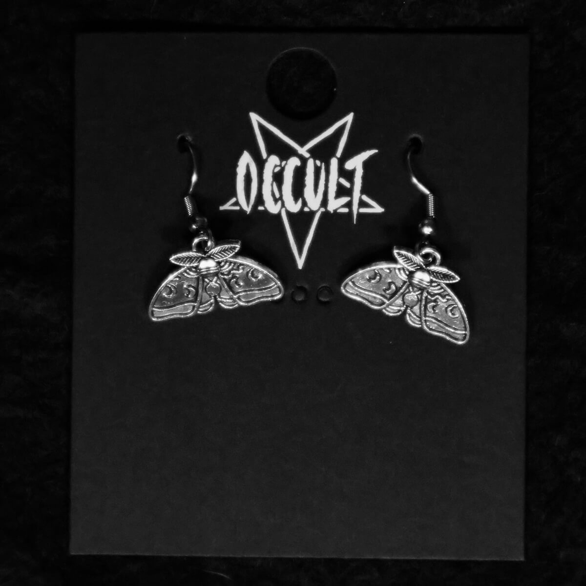 MOON PHASE MOTH EARRINGS - PACK OF 5