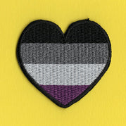 ASEXUAL HEART PATCH - PACK OF 12